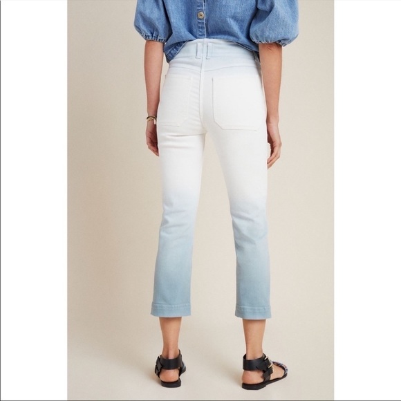 Anthropologie Pilcro and the Letterpress Jeans Ultra High-Rise Dip-Dyed 26 NWT - Picture 4 of 16